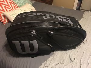 Wilson V-Tour 15 Pack Bag - Black