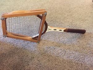 Wilson Wood Jack Kramer Pro Staff 4 1/2 Tennis Racquet Good Condition W/Brace!