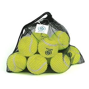 Pressureless Tennis Balls with Mesh Carrying Bag, Sturdy & Durable, Long Lasting