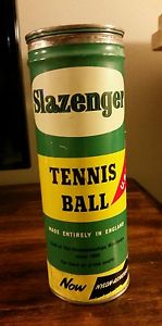 Vintage Slazenger Tennis Ball Can With Balls!