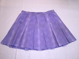 Vintage Lily's Tennis Skirt size 14 lilac purple Polyester Very Cute!