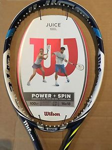 Wilson Juice 100L tennis racquet 2015 unstrung, 4 3/8