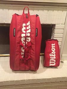 Wilson Tour Molded 15 Pack Tennis Bag With Matching Shoe Bag