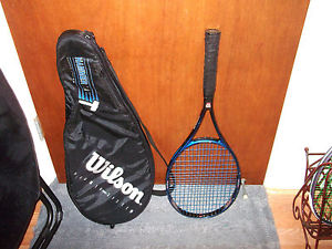 Wilson Hammer 7.4 Tennis Racket 95 sq. in. System Vtg Racquet PWS 4 3/8 + Case!!