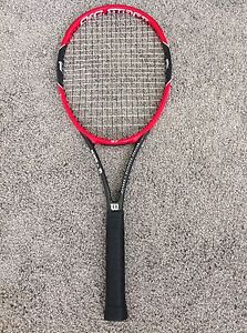 Wilson Pro Staff 97 STRUNG 4 3/8 (Tennis Racket Racquet roger federer 11.1 315g