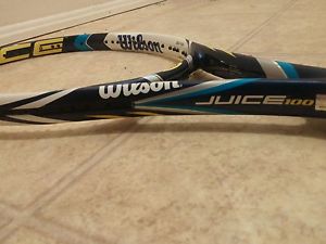 Wilson Juice 100 New Tennis Racquet Size 4 1/2