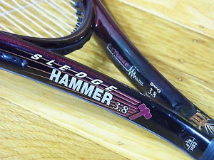 NEW STRINGS Wilson Sledge Hammer 3.8 Oversize 112 Power Holes Racquet L3 Limits