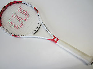 WILSON BLX SIX ONE 95 (18X20) RACQUET (4 3/8) DEMO RACQUET. NEW STRINGS!!!