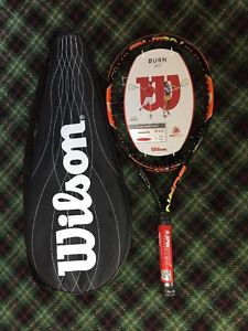 Wilson Burn 26s Junior Tennis Racket BRAND NEW With Cover