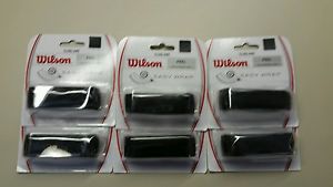 Wilson Sublime black replacement tennis grips (6)