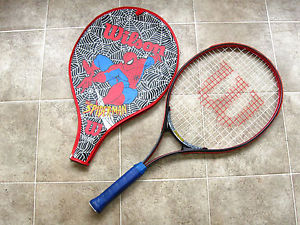Wilson Marvel Spider-Man 25" Tennis Racquet with cover.
