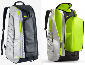 Nike Court Tech 1 Tennis Backpack Bag W/ Insulated Pocket BA4866. Silver/Black