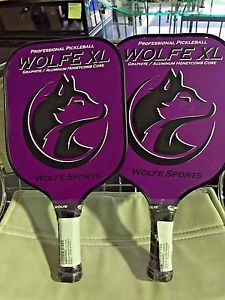 Wolfe XF 3K Carbon Fiber and Graphite - Edgeless Pickleball Paddle - Set of 2