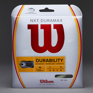 Wilson NXT Duramax Durability String, 16 Guage, Natural, PACK OF 3, NWT