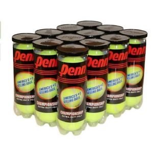 Tennis Balls Case Penn 12 Can Bulk Championship 36 Professional Player Green New