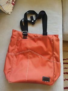 Women Maggie Mather Orange Tennis Tote Bag