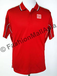 UNIQLO Novak Djokovic Polo Shirt US Open 2014 (Red)