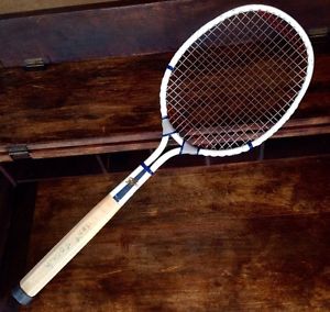 Antique Vintage Dayton Flyer Steel Wire Strings Tennis Racquet