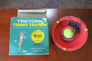 Vintage Tretorn Bancroft Tennis Trainer - Weight with Ball with Box