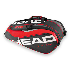 *NEW* Head Tour Team Monstercombi 9pk Black/Red Tennis Bag