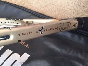 Prince Triple Threat Rip Super Oversize 1200pl $280 Racquet Good cond. 4 5/8"