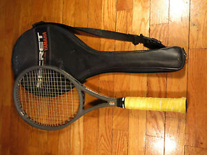 Yamaha Secret 04 Tennis Racket 4 5/8 w/ Case Cover Rare Vintage Graphite