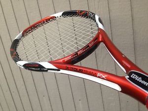 SOLID WILSON K FACTOR (K) TOUR TEAM FX MIDPLUS 102 TENNIS RACQUET 4 1/4"