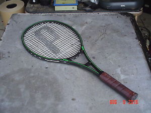 Prince Lightweight Graphite 110 Tennis Racquet w 4 5/8 Leather Grip