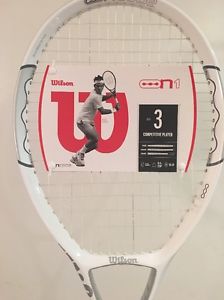 New Wilson nCode N1 OS 115 Oversized Tennis Racquet Racket size 4 1/2  3/8