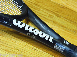 NEW STRINGS Wilson Hyper Hammer 5.3 Midplus Racket 4 5/8" H5 95 MP 98 100 L5