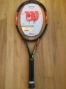 Wilson Burn 100 Team Tennis Racquet New With Tags