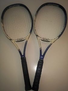 Pair of Yonex Ultimum RQ Speed 8 tennis rackets