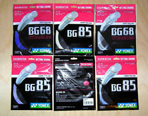 2 x Authentic Yonex SP BG 85 68Ti Badminton String,BG85 BG68Ti **FREE SHIPPING**