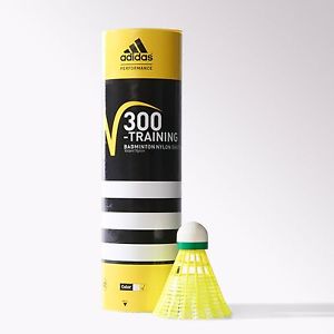 8 tubes Adi N300 Training Nylon Plastic Shuttlecock 6pcs a tube Yellow