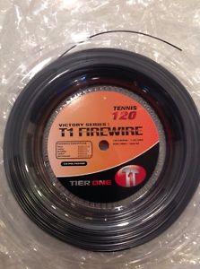 Tier One T1 Firewire 18 Gauge Reel (black) W/ FREE T1 T-SHIRT!