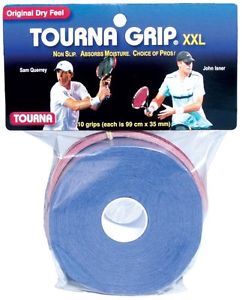 Tourna Grip, XXL, Dry Feel Tennis Grip Pack of 10