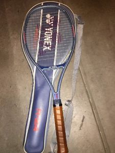 VINTAGE YONEX REXKING R-24 KEVLAR GRAPHITE TENNIS RACKET W/CASE 4 1/2 JAPAN