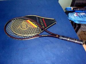 Dunlop Black Max Mid-Size Graphite/Glass Tennis racquet 4 1/8 "NEAR MINT"