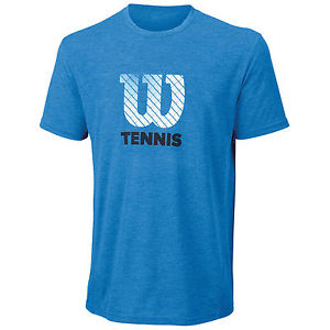 WILSON HOMBRE 'W' TENIS DIBUJO TECH CAMISETA - NUEVO SQUASH RENDIMIENTO TEE