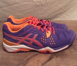 Asics Gel Resolution 6 Women's Tennis Shoes Lavender And Coral