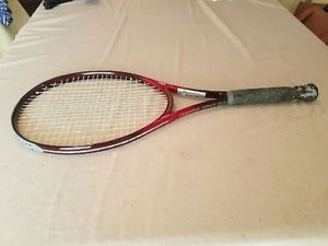 Prince CTS Response OS Tennis Racquet Restrung w Prince Synthetic Gut 4 1/4 NICE