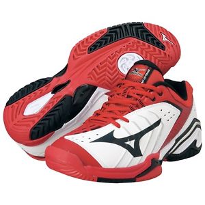 Mizuno Tennis Shoes WAVE INTENSE TOUR 6KA390 White X black / red