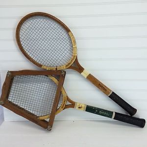 Vintage Wright Ditson All American Tennis Racquets