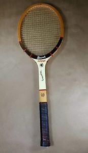 Bancroft Bjorn Borg Autograph Vintage Wood Tennis Racquet Racket 4 1/2 FREE SHIP
