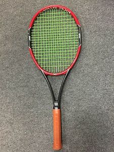 Wilson Pro Staff 97 STRUNG 4 3/8 (Tennis Racket Racquet roger federer 11.1 315g