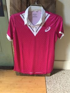 Women's Asics Club Short Sleeve Polo Size Large