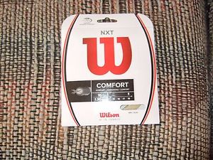 WILSON TENNIS STRINS. NXT CPMFORT 16. 5pc.    NEW.