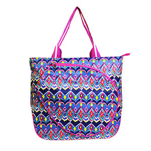 All For Color Tennis Tote - Sunset Ikat