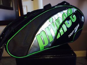 "Tour Team" Multi Racquet Duffel by Prince - Bright Green/Black - Excellent!