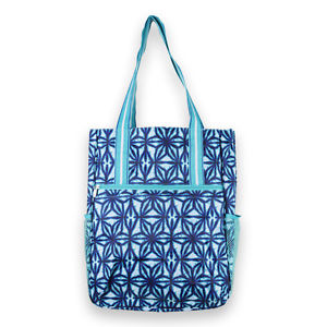 All For Color Tennis Shoulder Bag - Indigo Batik